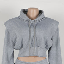 Load image into Gallery viewer, Hooded Sweater Wide Leg Two Piece Sets
