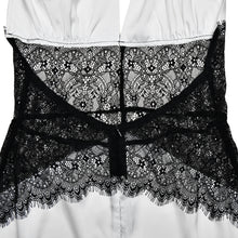 Load image into Gallery viewer, Summer Elegant Deep V Plunge Silky Satin Halter Sheer Waist Tight Sexy Dress
