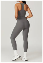 Load image into Gallery viewer, Womens Sollinarry Brushed H Shaped Beauty Back Sports Vest Tight Quick Dry Casual Running Fitness Top Yoga Clothes
