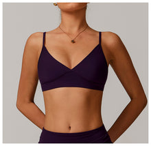 Load image into Gallery viewer, Sollinarry Sustainable Recycled Beauty Back Yoga Bra Outer Wear Running Exercise Underwear Tight Quick Drying Workout Top
