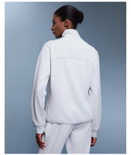 Load image into Gallery viewer, Womens Waffle Slim Fit Stand Collar Sports Jacket Casual Loose Stitching Autumn Cardigan
