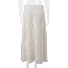 Load image into Gallery viewer, Womens Sexy Low Waist Crocheted Floral Slim Skirt
