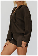 Load image into Gallery viewer, Big Pocket Cap Coat Large V neck Loose Comfortable Outdoor Top Outdoor Running Exercise Coat
