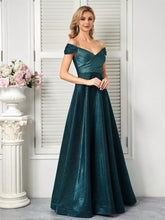 Load image into Gallery viewer, Elegant Spaghetti Strap Cross Stomach Blanket Formal Dinner Dress Suitable Wedding Dinner Prom Party

