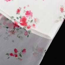 Load image into Gallery viewer, Womens Digital Printed See Through Lace High Waist Slit Double Layer Office Hip Skirt
