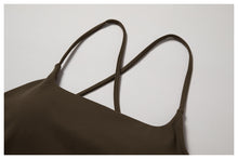 Load image into Gallery viewer, Womens Sollinarry Nude Feel Beauty Back Yoga Vest Inner Wear Blouse Outdoor Sports Bra Running Workout Vest
