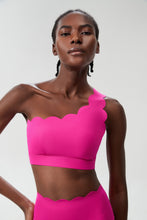 Load image into Gallery viewer, Womens Small Wave One Shoulder Sports Underwear Fitness Sports Bra Running Yoga Underwear Sportbra
