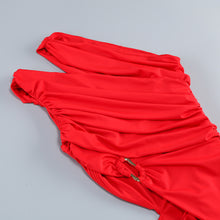 Load image into Gallery viewer, Women Party Bridesmaid Dress Sweet Red Dress
