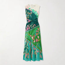 Load image into Gallery viewer, Womens Summer Casual Sleeveless Satin Twist Maxi Dress
