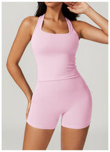 Load image into Gallery viewer, Womens Sollinarry Brushed H Shaped Beauty Back Sports Vest Tight Quick Dry Casual Running Fitness Top Yoga Clothes
