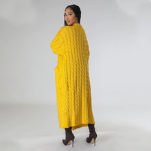 Load image into Gallery viewer, Womens Autumn Winter Casual Long Sleeve Long Sweater Coat
