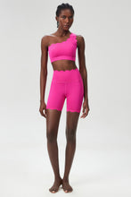 Load image into Gallery viewer, Womens Small Wave One Shoulder Sports Underwear Fitness Sports Bra Running Yoga Underwear Sportbra
