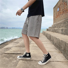 Load image into Gallery viewer, Mens Thin Striped Casual Outdoor Shorts
