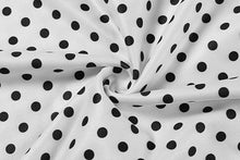 Load image into Gallery viewer, Womens Summer Sweet Skinny Slimming Backless Braces in White Polka Dot Dress
