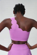 Load image into Gallery viewer, Womens Small Wave One Shoulder Sports Underwear Fitness Sports Bra Running Yoga Underwear Sportbra
