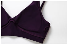 Load image into Gallery viewer, Sollinarry Sustainable Recycled Beauty Back Yoga Bra Outer Wear Running Exercise Underwear Tight Quick Drying Workout Top
