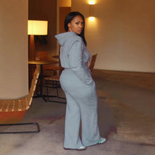 Load image into Gallery viewer, Hooded Sweater Wide Leg Two Piece Sets
