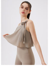 Load image into Gallery viewer, Womens Cloud Mesh Yoga Fixed Chest Pad Workout Top Shockproof Running Sports Bra Vest
