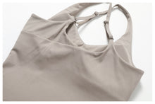 Load image into Gallery viewer, Sollinarry Cross Beauty Back Brushed Tight Outdoor Workout Exercise Underwear Yoga Vest Jacket
