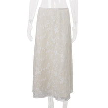 Load image into Gallery viewer, Womens Sexy Low Waist Crocheted Floral Slim Skirt
