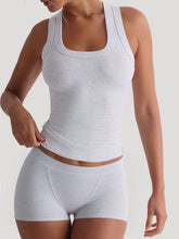 Load image into Gallery viewer, Womens Sports Yoga Camisole Summer Shorts Set

