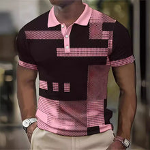 Load image into Gallery viewer, Mens 3d Digital Printing Sports Short Sleeve Shirt
