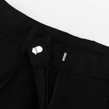 Load image into Gallery viewer, 2pc Set - Spring Summer Black Bandeau Top High Waist Wide Leg Pants
