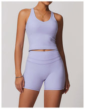 Load image into Gallery viewer, Sollinarry Cross Beauty Back Brushed Tight Outdoor Workout Exercise Underwear Yoga Vest Jacket
