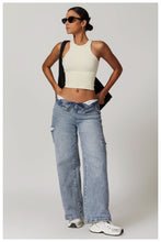 Load image into Gallery viewer, Womens Sollinarry Seamless Tight I Shaped Beauty Back Yoga Vest One Piece Belly Covering Sports Top Yoga Clothes
