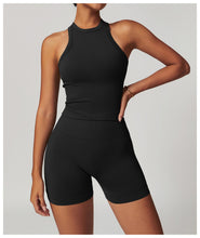 Load image into Gallery viewer, Womens Sollinarry Seamless Tight I Shaped Beauty Back Yoga Vest One Piece Belly Covering Sports Top Yoga Clothes
