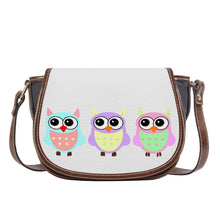 Load image into Gallery viewer, Ti Amo I love you - Exclusive Brand - Concrete - 3 Owls -  Saddle Bag
