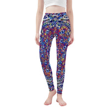 Load image into Gallery viewer, Ti Amo I love you - Exclusive Brand - Multicolor Kaleidoscope - Yoga Leggings
