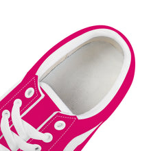 Load image into Gallery viewer, Ti Amo I love you - Exclusive Brand - Dark Hot Pink - Low Top Flat Sneaker
