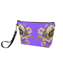 Load image into Gallery viewer, Ti Amo I love you - Exclusive Brand - Heliotrope 3 - Octopi - Sling Cosmetic Bag
