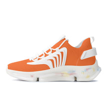 Load image into Gallery viewer, Ti Amo I love you - Exclusive Brand - Pumpkin Orange - Mens / Womens - Air Max React Sneakers - White Soles
