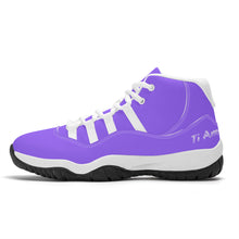 Load image into Gallery viewer, Ti Amo I love you - Exclusive Brand - Heliotrope 3 - High Top Air Retro Sneakers - White Soles
