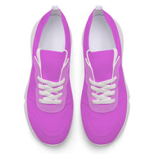 Load image into Gallery viewer, Ti Amo I love you - Exclusive Brand - Deep Lavender Magenta -  Women&#39;s Mesh Gymnastics Chunky Sneakers
