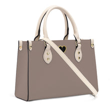 Load image into Gallery viewer, Ti Amo I love you - Exclusive Brand - Pharlap 2 - Luxury Womens PU Tote Bag - Cream Straps
