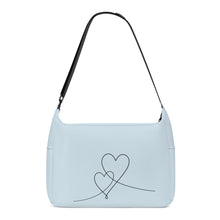 Load image into Gallery viewer, Ti Amo I love you - Exclusive Brand - Botticelli - Double Script Heart - Journey Computer Shoulder Bag
