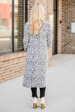 Load image into Gallery viewer, Open Front Leopard Cardigan Ti Amo I love you
