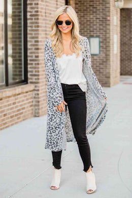 Open Front Leopard Cardigan Ti Amo I love you