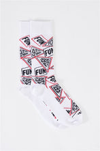 Load image into Gallery viewer, Over The Calf Printed Logo Detail Socks Ti Amo I love you
