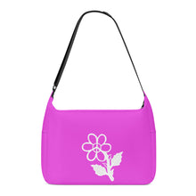 Load image into Gallery viewer, Ti Amo I love you - Exclusive Brand - Brilliant Lavender Rose - White Daisy -  Journey Computer Shoulder Bag
