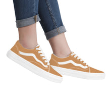 Load image into Gallery viewer, Ti Amo I love you - Exclusive Brand - Deep Camel - Low Top Flat Sneaker
