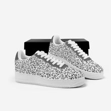 Load image into Gallery viewer, Ti Amo I love you - Exclusive Brand - White with Black Vines - Low Top Unisex Sneakers
