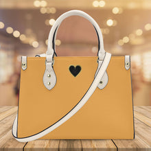 Load image into Gallery viewer, Ti Amo I love you - Exclusive Brand - Texas Rose - Luxury Womens PU Tote Bag - Cream Straps
