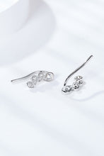 Load image into Gallery viewer, Pear Shape Moissanite Earrings Ti Amo I love you
