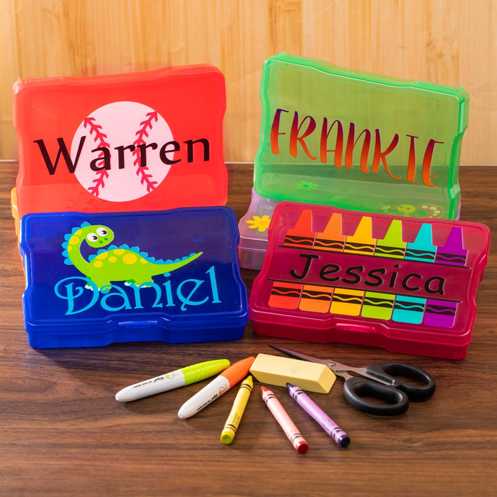 Personalized Crayon Storage for Kids Ti Amo I love you