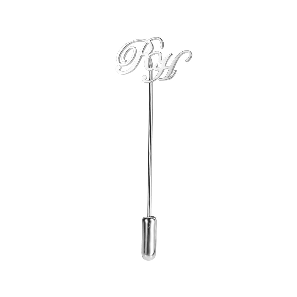 Personalized Lettering Lapel Pin Stainless Steel Ti Amo I love you