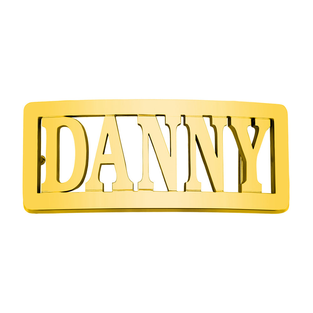 Personalized Name Belt Buckle Ti Amo I love you